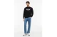 Tommy Jeans Ανδρικό Μακρυμάνικο Φούτερ Μαύρο