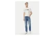 Tommy Jeans Ανδρικό Κοντομάνικο T-Shirt Εκρού
