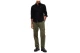Tommy Jeans Regular Fit Button-Down Corduroy Ανδρικό Μακρυμάνικο Πουκάμισο Μαύρο