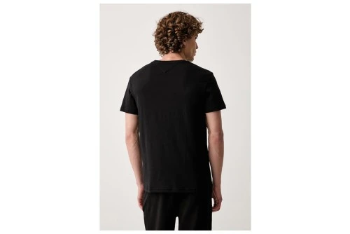 Tommy Jeans Signature Chest Slim Fit T-Shirt Ανδρικό (DM0DM23550 BDS)