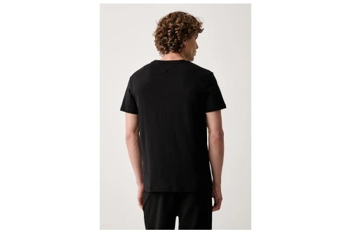 Tommy Jeans Signature Chest Slim Fit T-Shirt Ανδρικό (DM0DM23550 BDS)