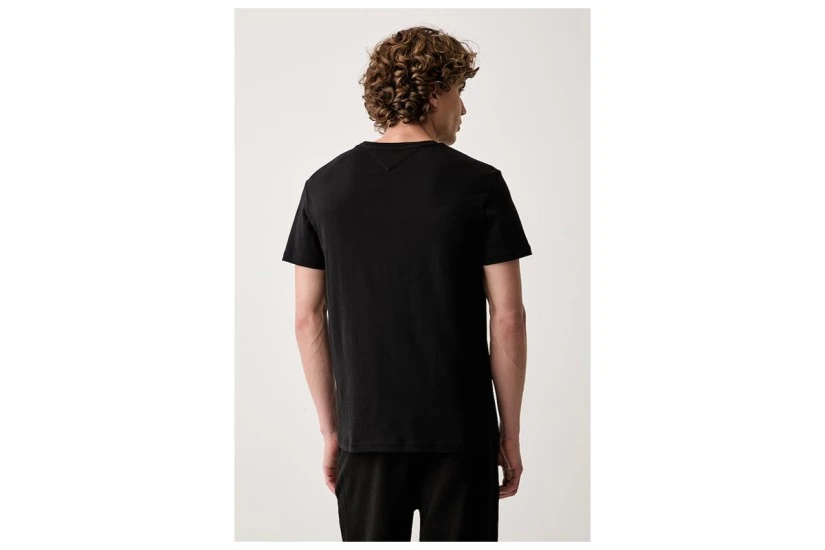 Tommy Jeans Signature Chest Slim Fit T-Shirt Ανδρικό (DM0DM23550 BDS)