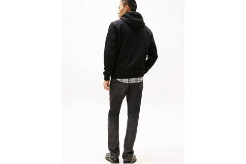 Tommy Jeans Badge Fleece Drawstring Hoodie Ανδρικό (DM0DM23606 BDS)