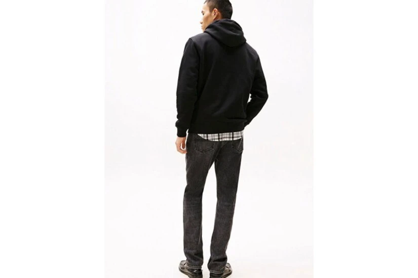Tommy Jeans Badge Fleece Drawstring Hoodie Ανδρικό (DM0DM23606 BDS)