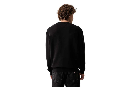 Tommy Jeans Badge Fleece Μπλούζα Με Λαιμόκοψη Ανδρική (DM0DM23607 BDS)