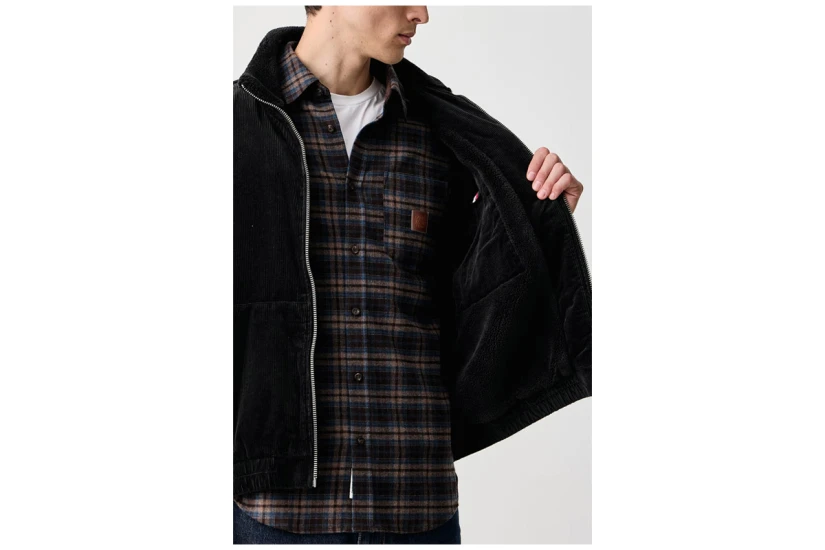 Tommy Jeans Washed Corduroy Ανδρικό Μπουφάν Bomber Μαύρο