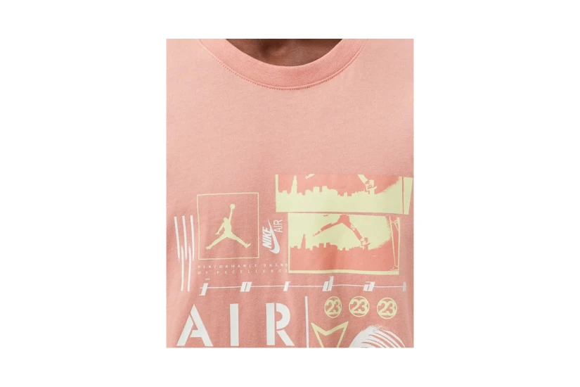 Jordan Brand Ανδρικό Κοντομάνικο T-Shirt Ροζ