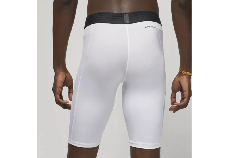 Jordan Dri-FIT Sport Ανδρικό Κοντό Κολάν Λευκό, Μαύρο