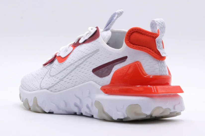 Nike React Vision Ανδρικά Sneakers Λευκά, Κόκκινα