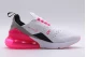 Nike Air Max 270 Γυναικεία Sneakers Λευκά, Ροζ, Μαύρα
