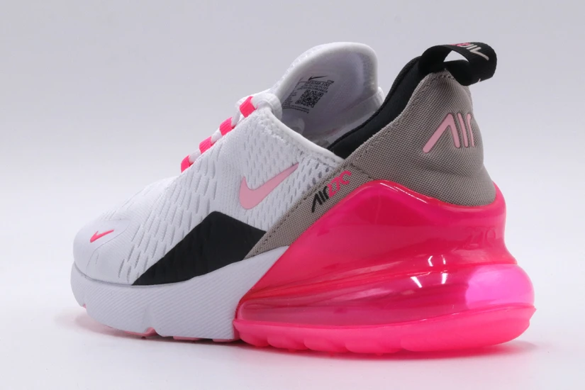 Nike Air Max 270 Γυναικεία Sneakers Λευκά, Ροζ, Μαύρα