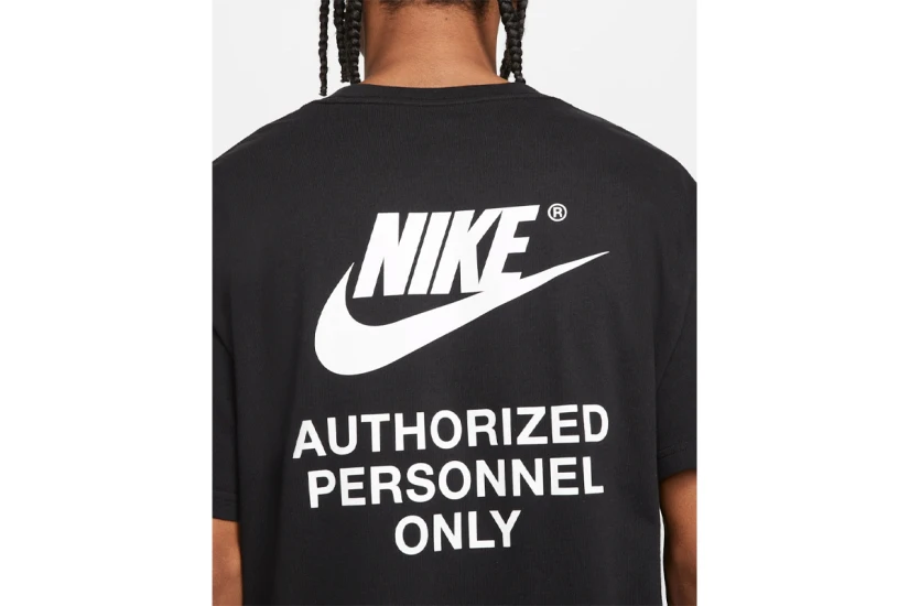 Nike Sportswear Ανδρικό Κοντομάνικο T-Shirt Μαύρο, Λευκό