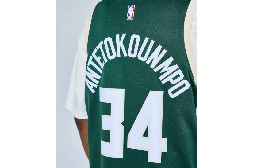 Nike Dri-FIT NBA Giannis Antetokounmpo Milwaukee Bucks Icon Edition Ανδρική Μπασκετική Φανέλα Πράσινη