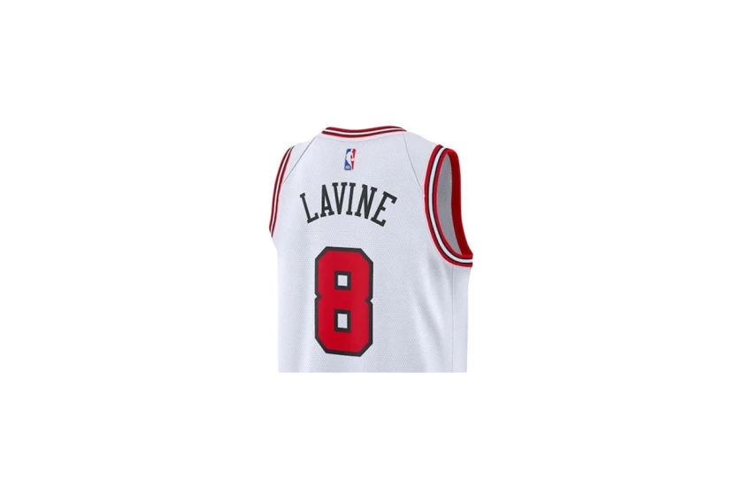 Nike Dri-FIT NBA Zach Lavine Chicago Bulls Association Edition Ανδρική Μπασκετική Φανέλα Λευκή, Κόκκινη