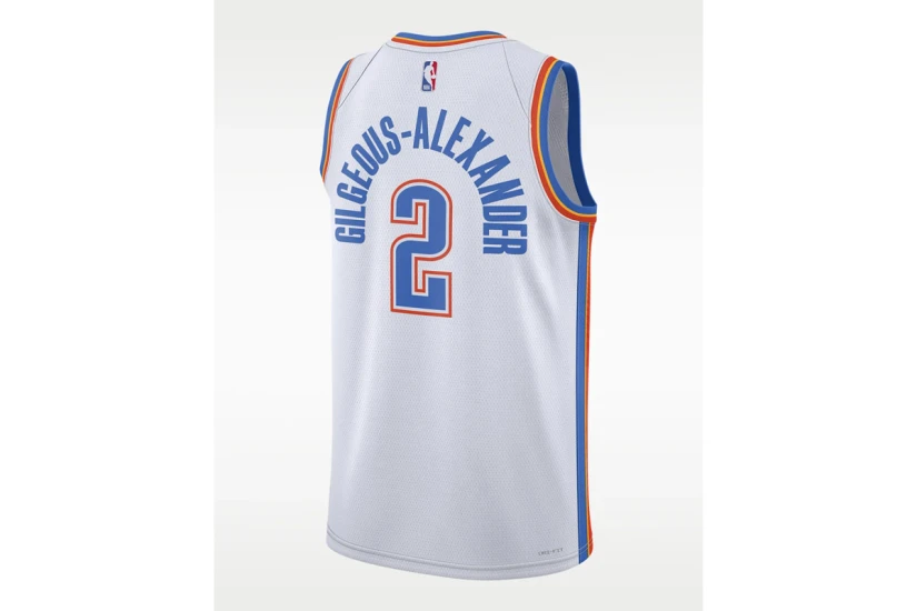 Nike Dri-FIT NBA Shai Gilgeous-Alexander Oklahoma City Thunder Ανδρική Μπασκετική Φανέλα