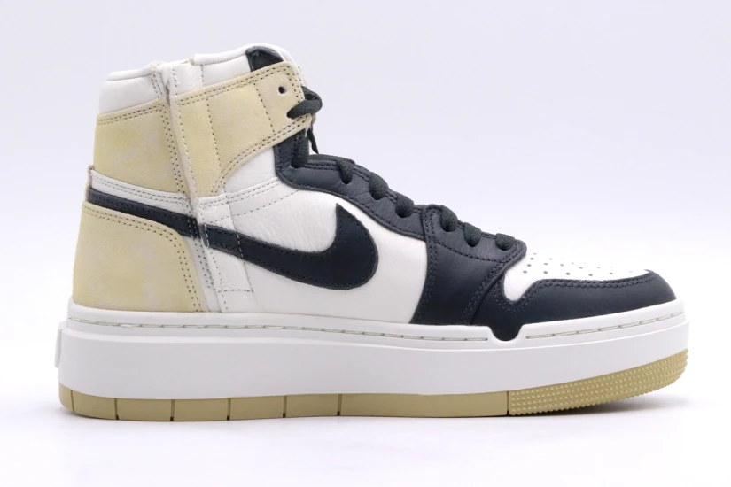 Jordan Air 1 Elevate High Sneakers Μαύρα, Λευκά, Μπεζ