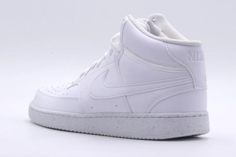 Nike Court Vision Mid Ανδρικά Sneakers Λευκά