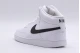 Nike Court Vision Mid Ανδρικά Sneakers Λευκά