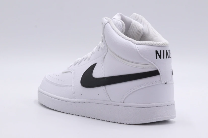 Nike Court Vision Mid Ανδρικά Sneakers Λευκά