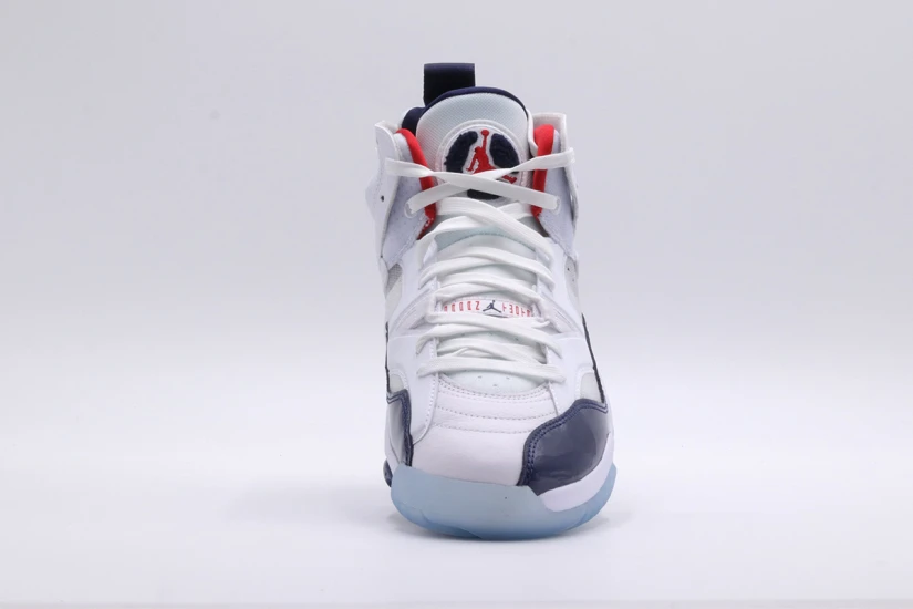 Jordan Jumpman Two Trey Ανδρικά Sneakers Λευκά, Μπλε Σκούρο