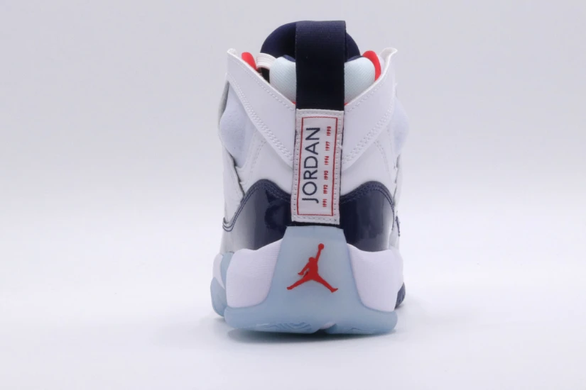 Jordan Jumpman Two Trey Ανδρικά Sneakers Λευκά, Μπλε Σκούρο
