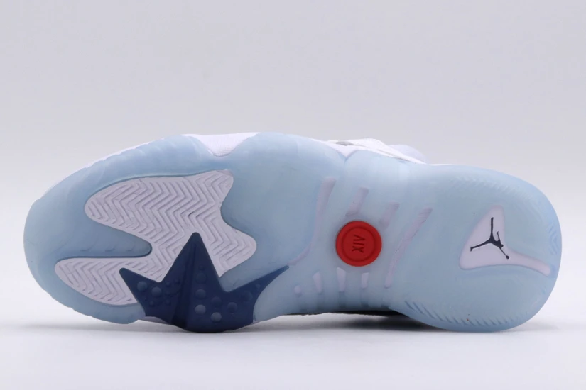 Jordan Jumpman Two Trey Ανδρικά Sneakers Λευκά, Μπλε Σκούρο