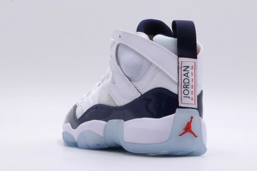 Jordan Jumpman Two Trey Ανδρικά Sneakers Λευκά, Μπλε Σκούρο