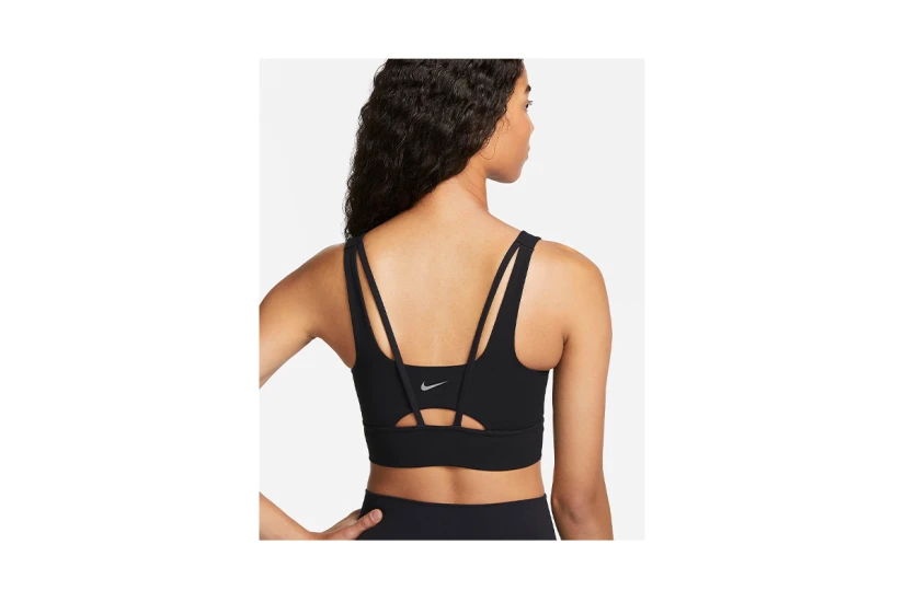 Nike Zenvy Medium Support Dri-FIT Γυναικείο Μπουστάκι Μαύρο