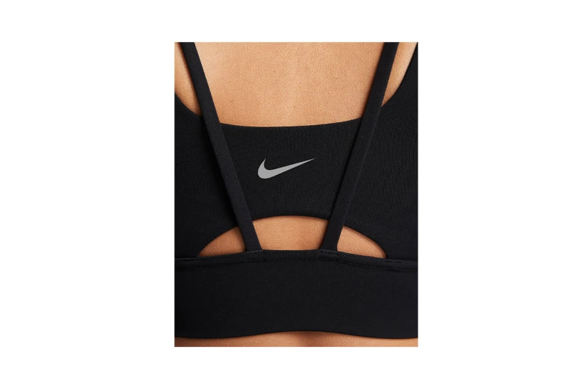 Nike Zenvy Medium Support Dri-FIT Γυναικείο Μπουστάκι Μαύρο