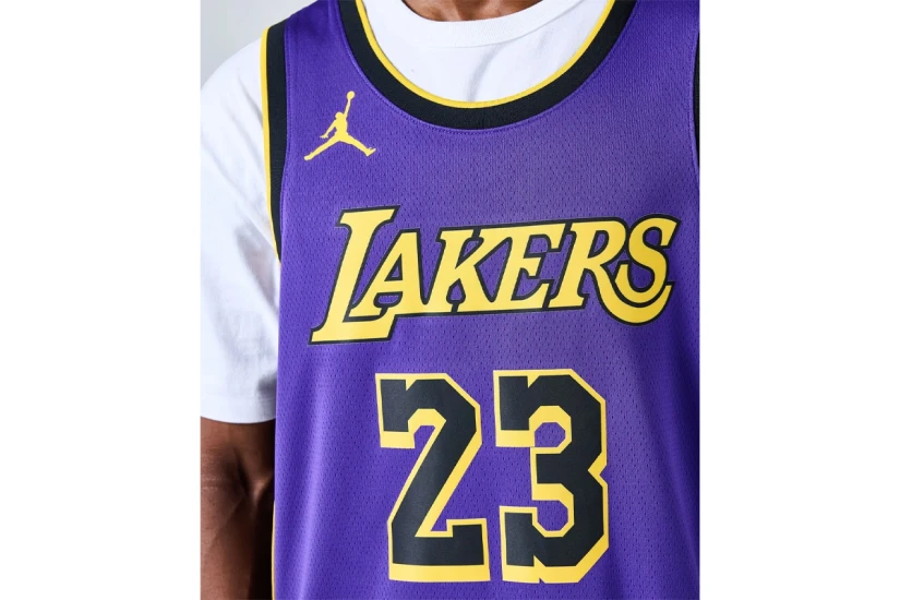 Jordan Los Angeles Lakers Φανέλα Lebron James Statement Edition