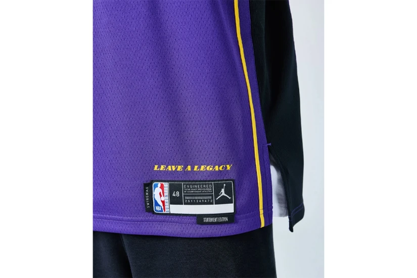Jordan Los Angeles Lakers Φανέλα Lebron James Statement Edition