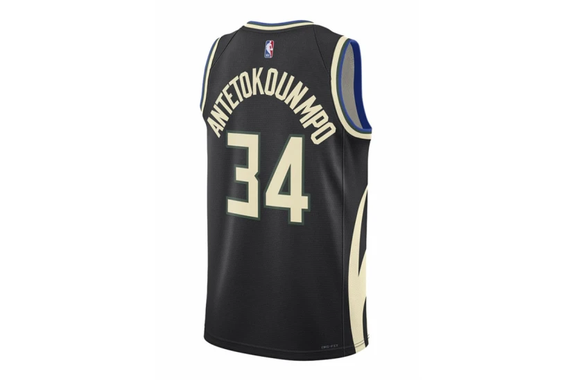 Jordan Milwaukee Bucks Φανέλα Γ. Αντετοκούνμπο Statement Edition