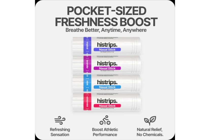 Histrips Nasal Scent Stics Ρινικό Αποσυμφορητικό 4 Τεμάχια (DPCD5-XK064001)