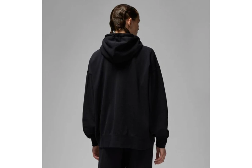 Jordan Flight Fleece Γυναικείο Φούτερ Με Κουκούλα Μαύρο