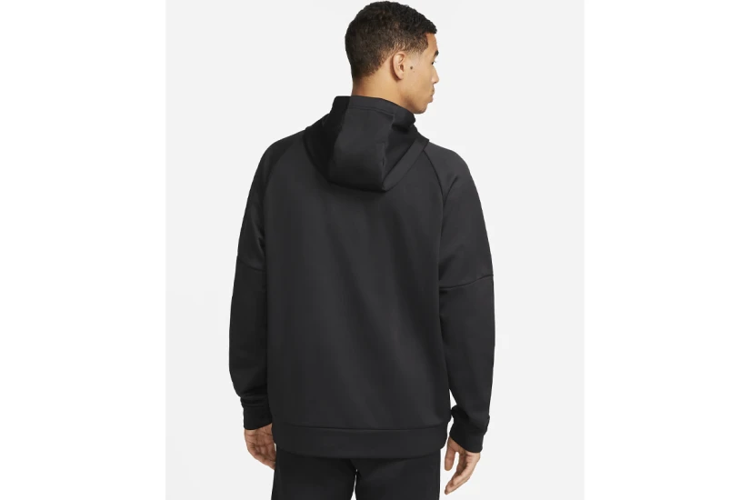 Nike Therma Ανδρικό Φούτερ Με Κουκούλα Μαύρο