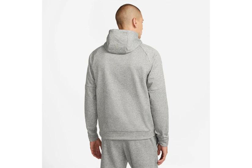 Nike Therma Fitness Ανδρικό Φούτερ με Κουκούλα Γκρι