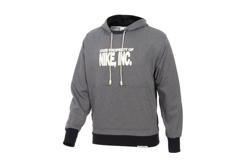 Nike Ανδρικό Φούτερ με Κουκούλα Γκρι