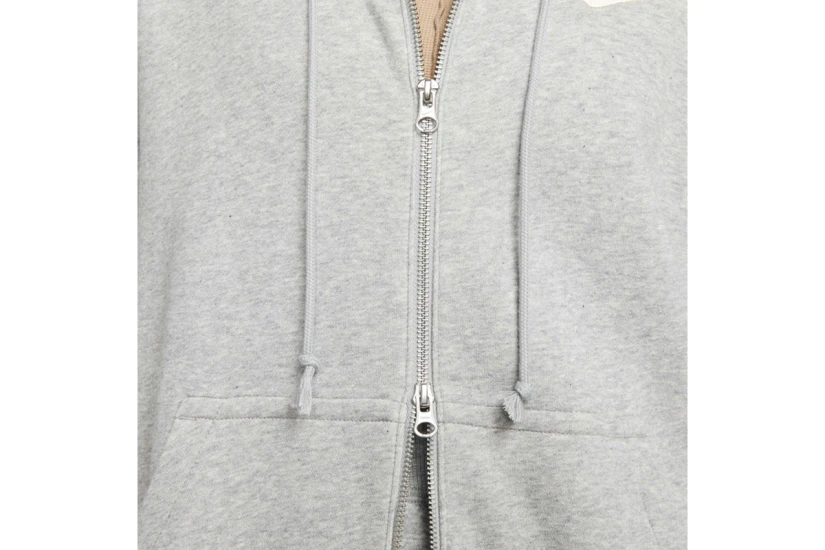 Nike Sportswear Phoenix Fleece Γυναικεία Ζακέτα με Κουκούλα Γκρι