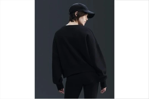 Nike Sportswear Phoenix Fleece Μπλούζα Με Λαιμόκοψη Γυναικεία (DQ5761 010)