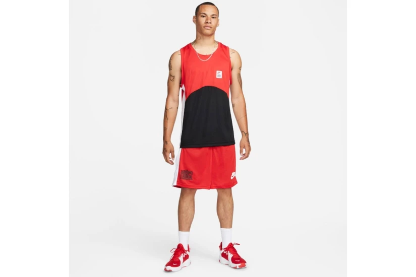 Nike Dri-FIT Starting 5 Ανδρική Φανέλα Κόκκινη, Λευκή, Μαύρη