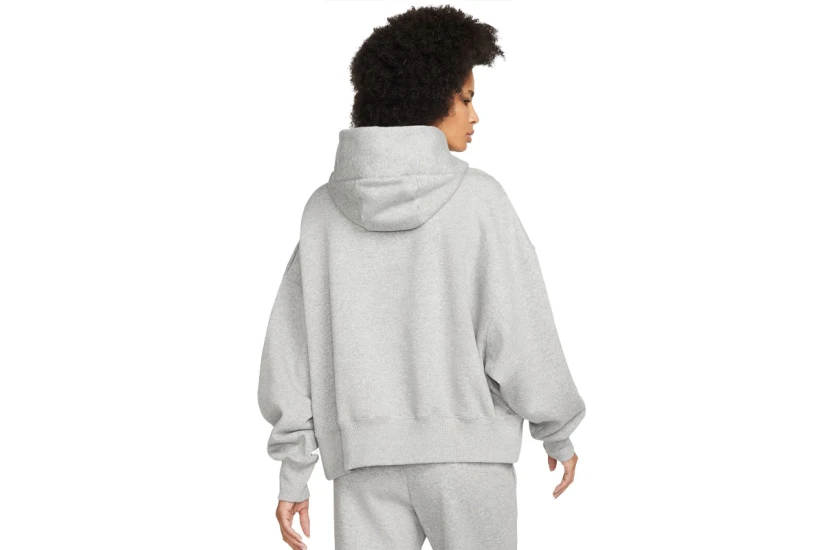 Nike Sportswear Phoenix Fleece Γυναικείο Φούτερ με Κουκούλα Γκρι