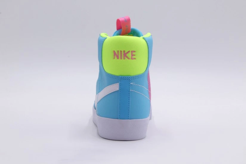 Nike Blazer Mid 77 Παιδικά Sneakers Γαλάζια, Λευκά, Κίτρινα
