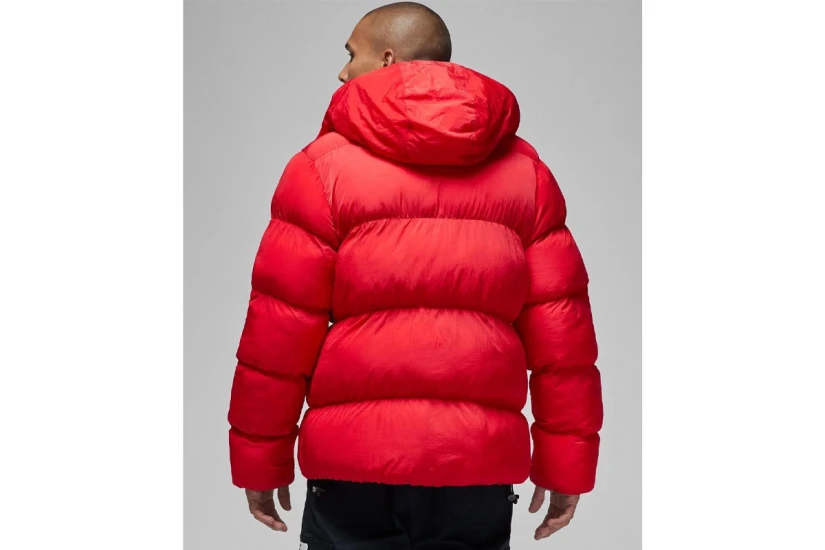 Jordan Ανδρικό Puffer Μπουφάν Κόκκινο
