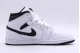 Jordan Air 1 Reverse Panda Mid Ανδρικά Sneakers Λευκά, Μαύρα