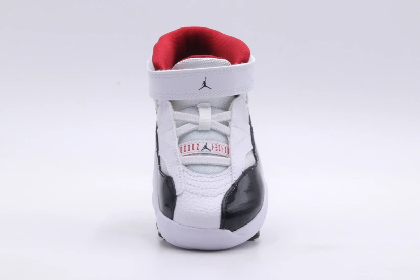 Jordan Jumpman Two Trey Βρεφικά Sneakers Λευκά, Μαύρα, Κόκκινα