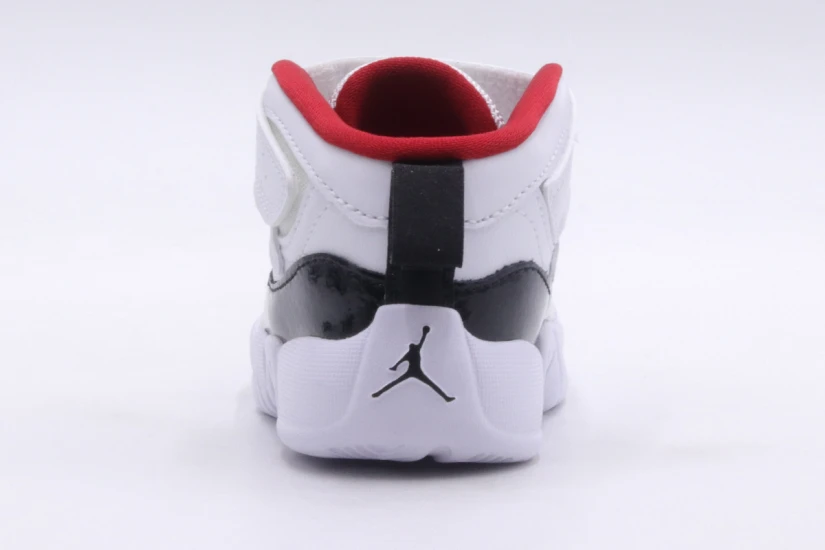Jordan Jumpman Two Trey Βρεφικά Sneakers Λευκά, Μαύρα, Κόκκινα