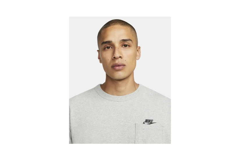 Nike Premium Essentials Ανδρικό Κοντομάνικο T-Shirt Γκρι