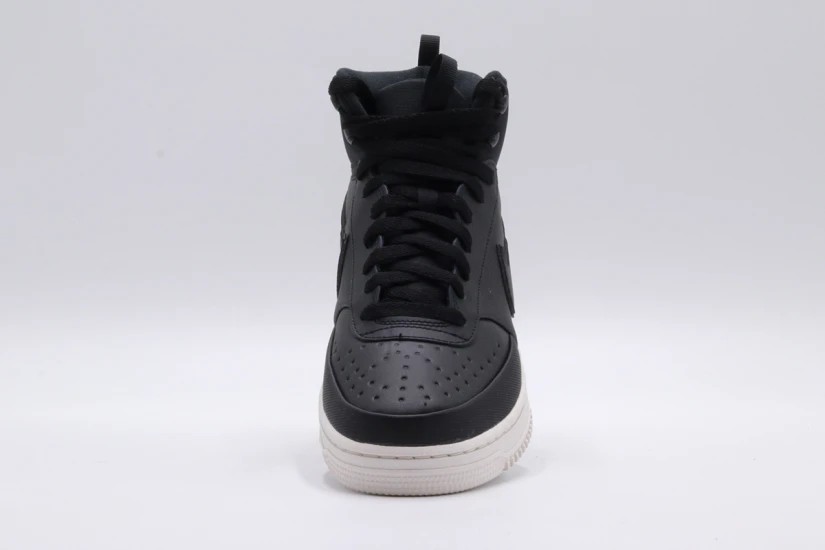Nike Court Vision Mid Ανδρικά Χειμερινά Sneakers Μαύρα, Λευκά