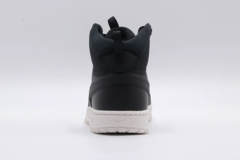 Nike Court Vision Mid Ανδρικά Χειμερινά Sneakers Μαύρα, Λευκά