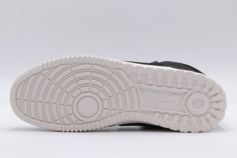 Nike Court Vision Mid Ανδρικά Χειμερινά Sneakers Μαύρα, Λευκά